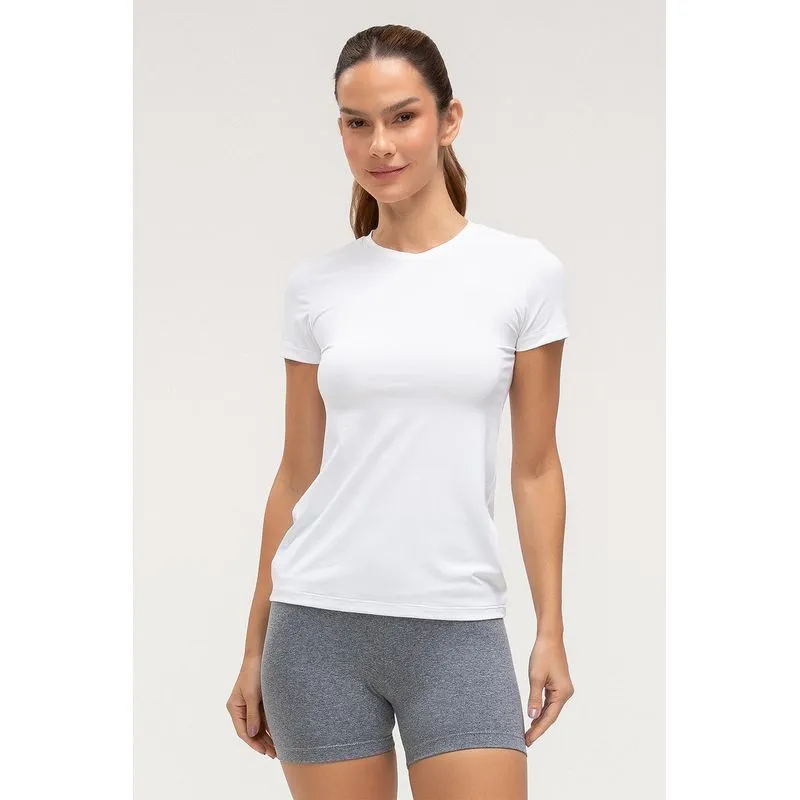 T-SHIRT NEUTRAL SLIM - ESSENTIALS 26 - BRANCO G/L