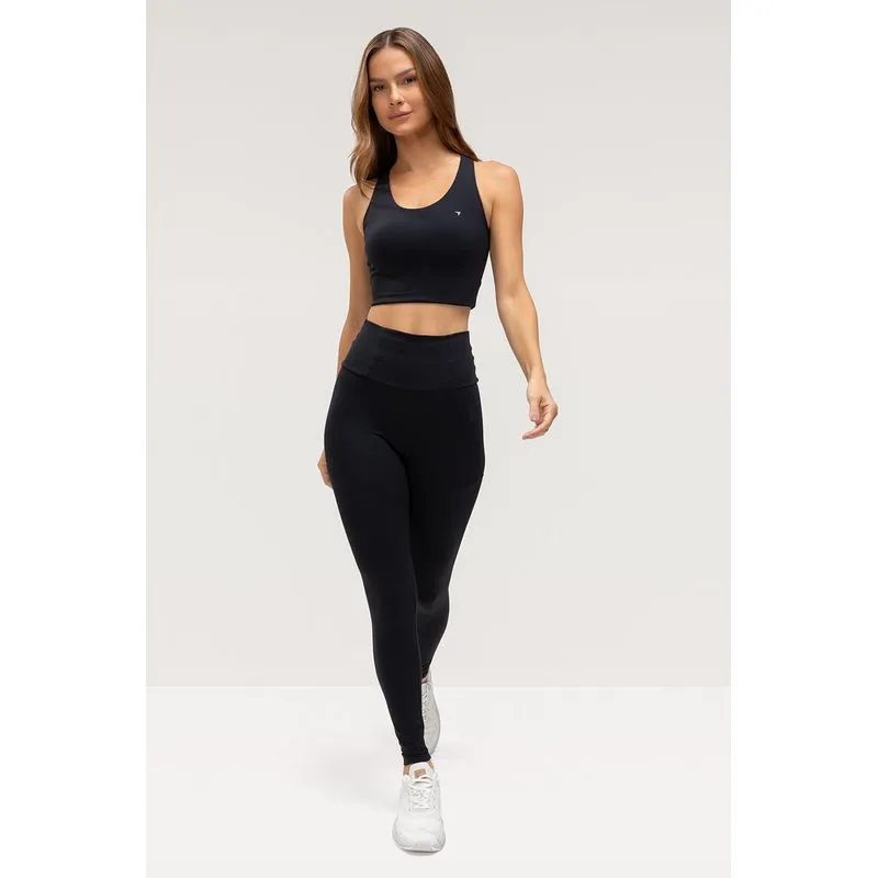LEGGING SLIM FLY RECORTE - PRIMAVERA/VERÃO 26 - PRETO M/M