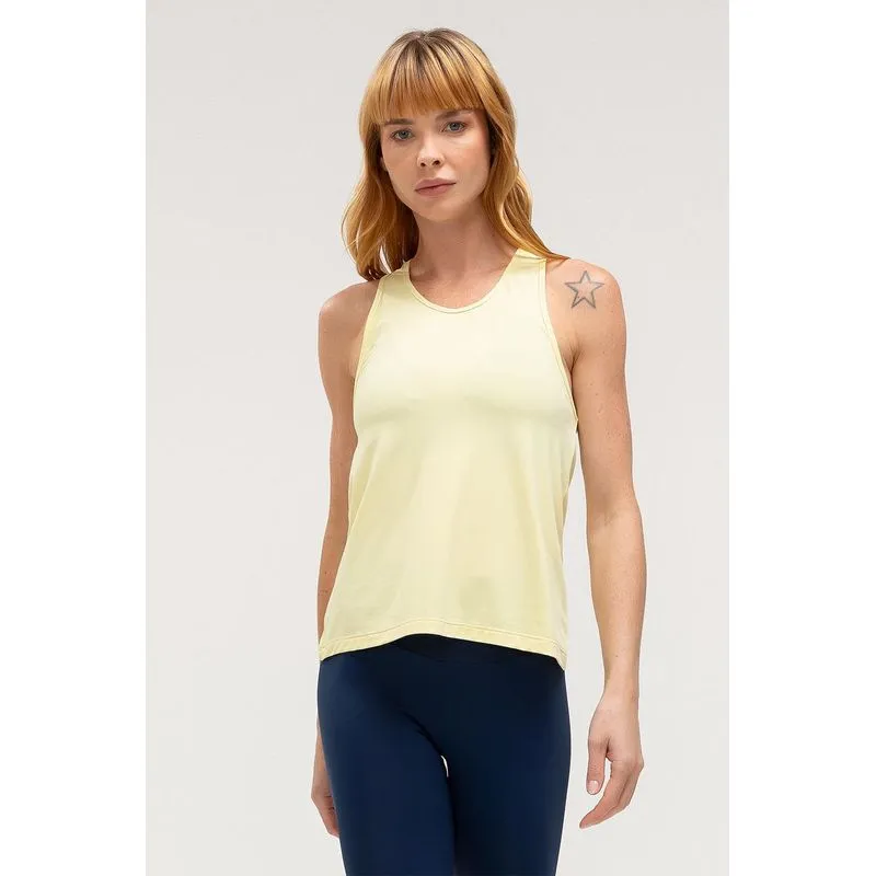 CAMISETA REGATA BIO - ESSENTIALS 26 - AMARELO MANTEIGA P/S