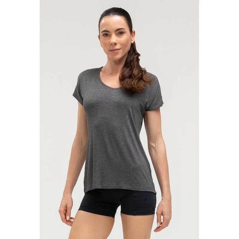 BLUSA FLUIDITY - ESSENTIALS 26 - MESCLA PRETO M/M
