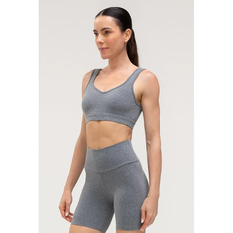 TOP FECHO HIGH COMPRESSION BOJO REMOVÍVEL - ESSENTIALS 26 - MESCLA FORTE M/M
