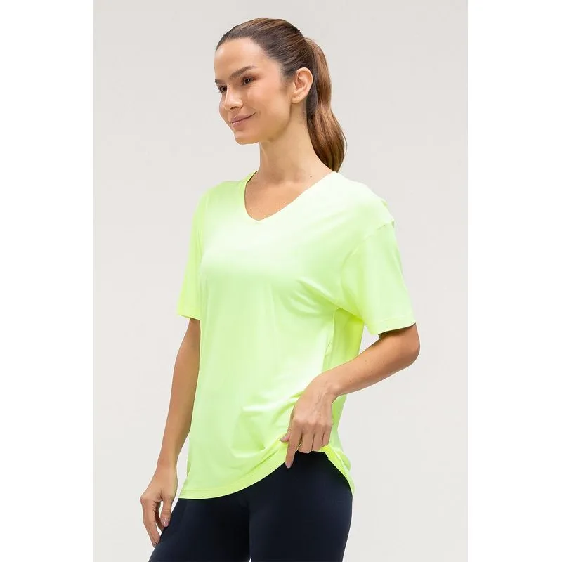 T-SHIRT ECO DRY SHAPE - ESSENTIALS 26 - AMARELO LIMAO M/M