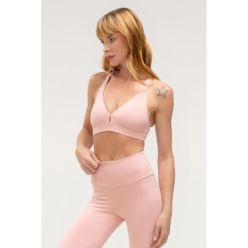 TOP PRO PERFORMANCE COM BOJO REMOVÍVEL - ESSENTIALS 26 - ROSA FORTE GG/XL