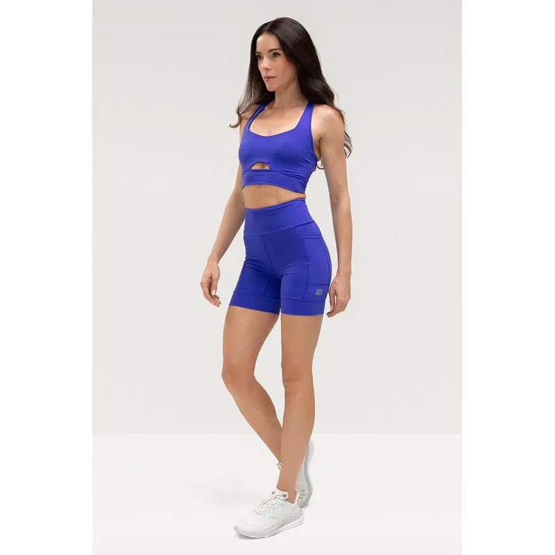 BERMUDA IMPACT RUN COM BOLSOS - PRIMAVERA/VERÃO 26 - AZUL KLEIN P/S