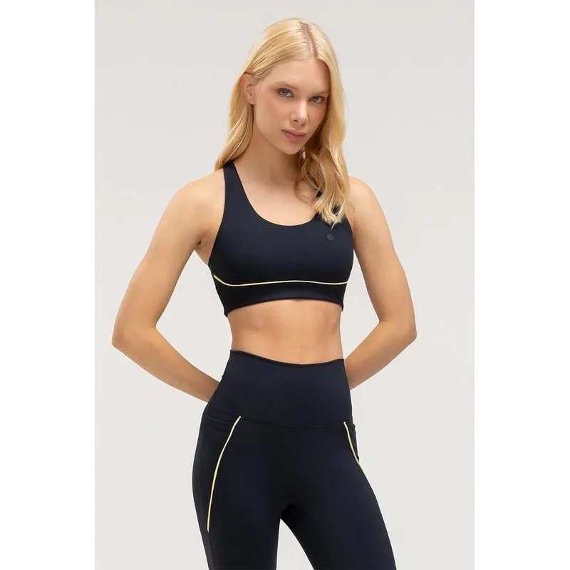 TOP FLEX DUO BOJO REMOVÍVEL - PRIMAVERA/VERÃO 26 - PRETO GG/XL