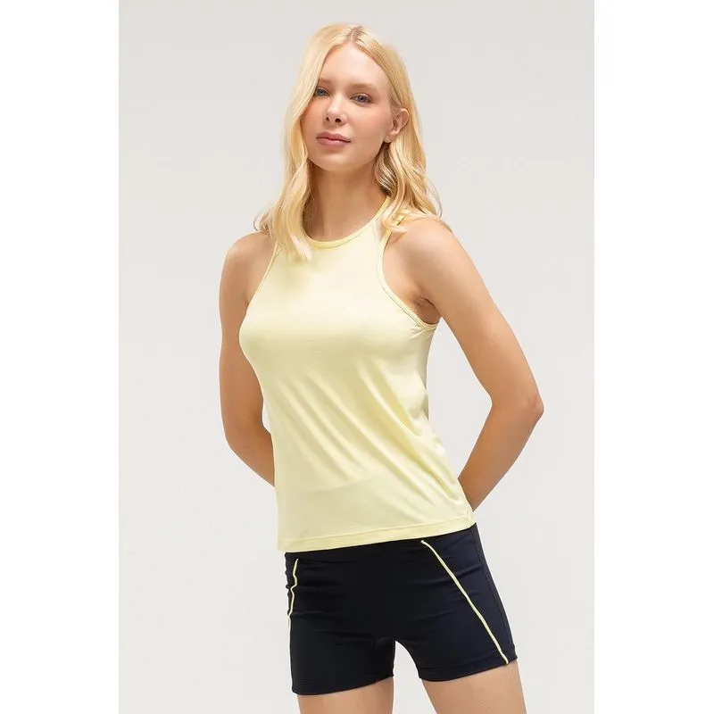 BLUSA BIO AIR - PRIMAVERA/VERÃO 26 - AMARELO MANTEIGA G/L