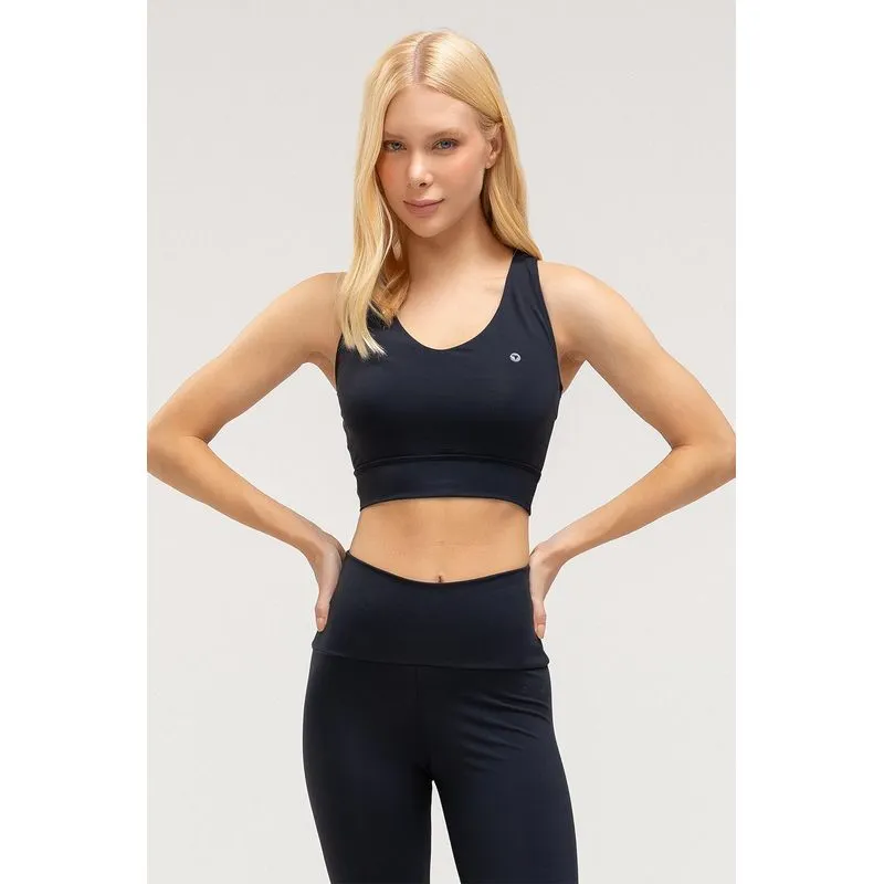 TOP FLEX SWIMMER - PRIMAVERA/VERÃO 26 - PRETO G/L