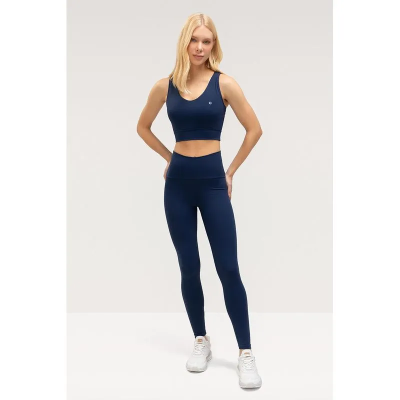 LEGGING FLEX MESH BOLSO CÓS - PRIMAVERA/VERÃO 26 - MARINHO M/M