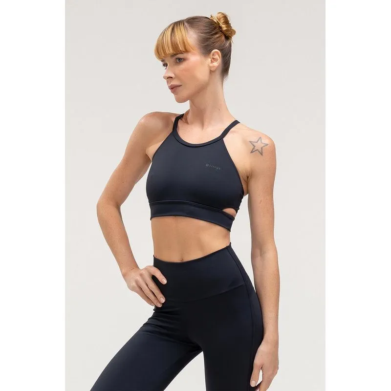TOP EMANA COM BOJO REMOVÍVEL - PRIMAVERA/VERÃO 26 - PRETO GG/XL