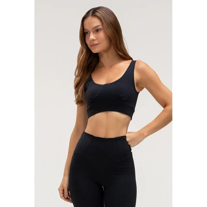 TOP FLY DRAPE - PRIMAVERA VERÃO 26/27 - PRETO GG/XL