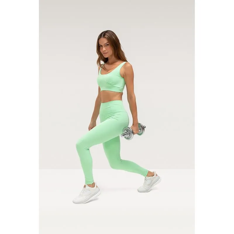 CALÇA LEGGING FLY RECORTES - PRIMAVERA VERÃO 26/27 - MENTA M/M