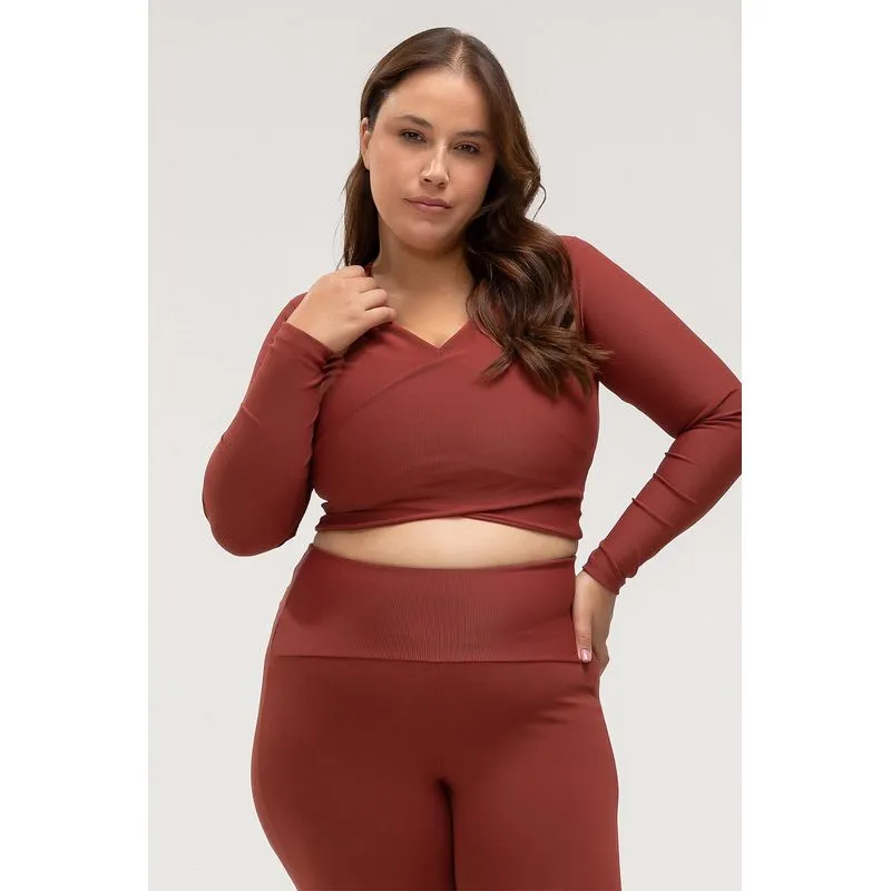 BLUSA PLUS RIB WRAP - PRIMAVERA VERÃO 26/27 - TOSCANA G/L
