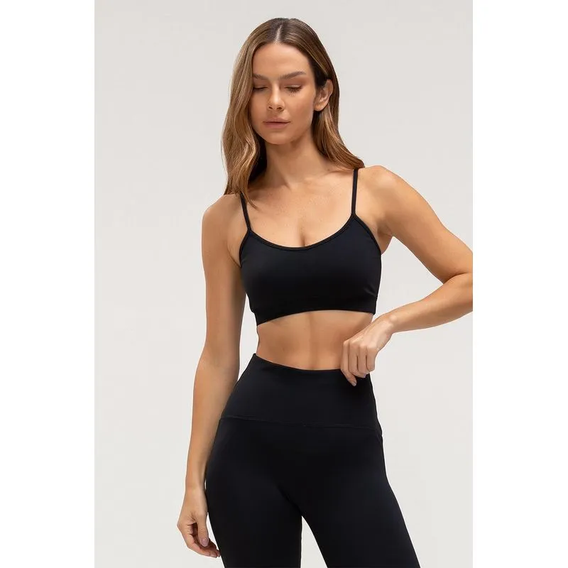 TOP IMPACT STRAPS COM BOJO REMOVIVEL - PRIMAVERA VERÃO 26/27 - PRETO P/S