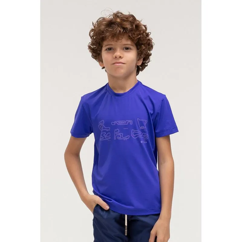 CAMISETA NEUTRAL MAP - PRIMAVERA VERÃO 26/27 - AZUL KLEIN P/S