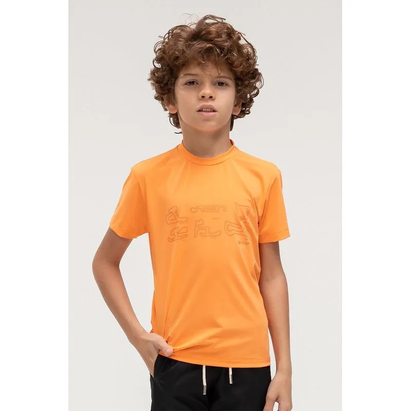 CAMISETA NEUTRAL MAP - PRIMAVERA VERÃO 26/27 - APRICOT P/S