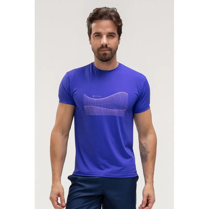 T-SHIRT NEUTRAL GRID - PRIMAVERA VERÃO 26/27 - AZUL KLEIN G/L