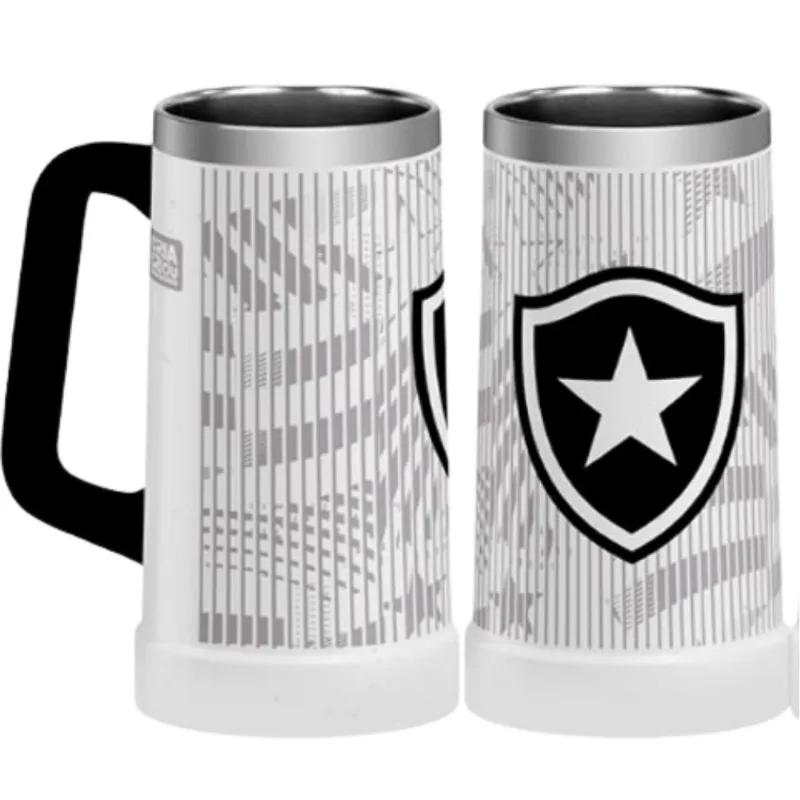 CANECA TÉRMICA 710ML - BRANCO BOTAFOGO