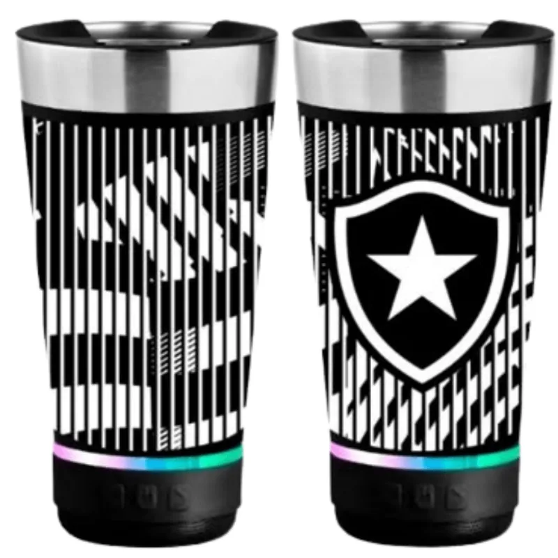COPO TÉRMICO SOM 420ML - PRETO BOTAFOGO