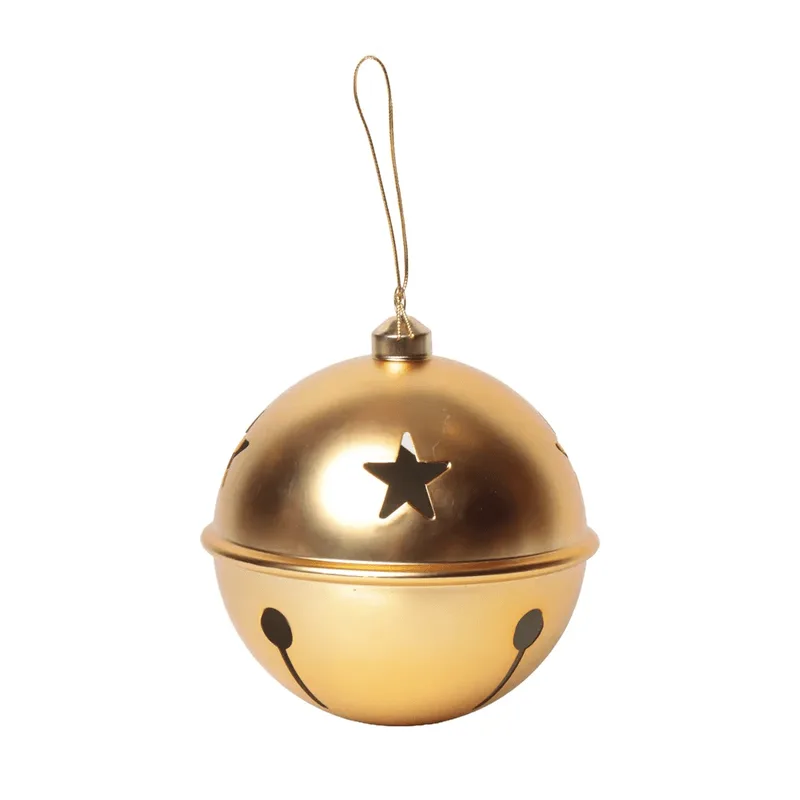 Enfeite Pendente Guizo Fosco 15cm Ouro Cromus