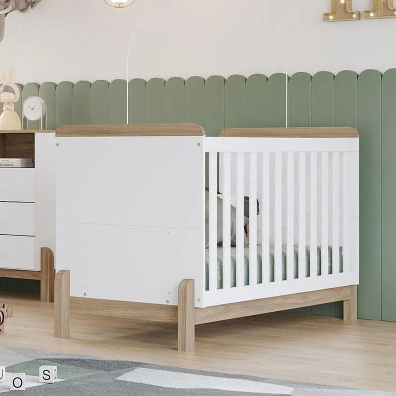Berço Mini Cama Ternura Ambiente Branco Jequitibá Hp - Henn