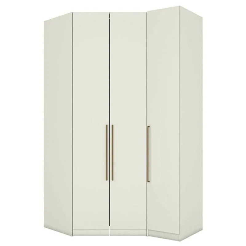 Armário 1 Porta Com Armário De Canto Closet New Predileto Areia - Henn