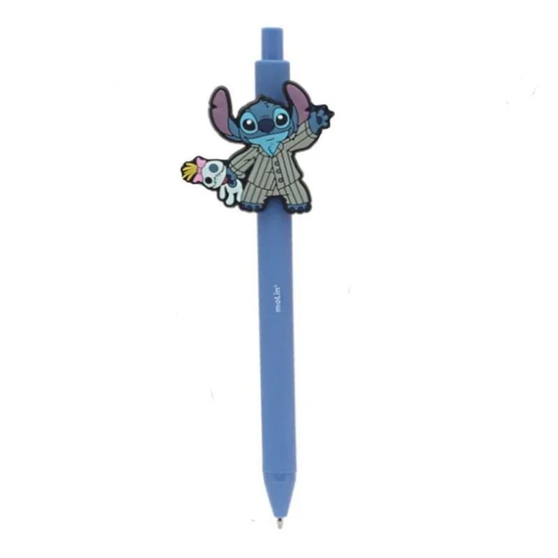 Caneta Esferográfica Retrátil Stitch Pijama Azul - Molin