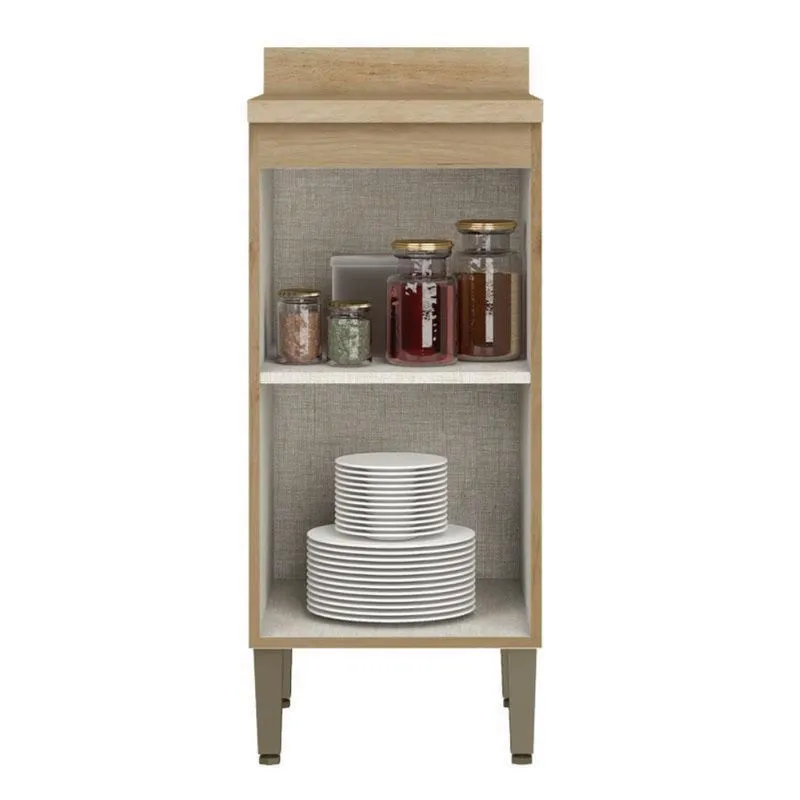 Balcão 40 cm com Tampo sem Portas Finesse Capuccino - THB