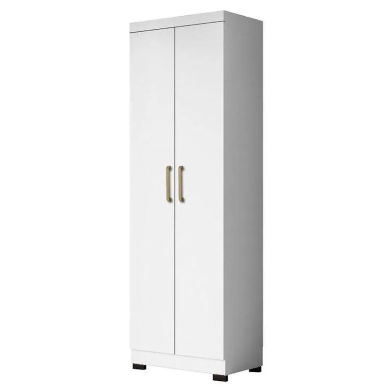 Armário Multiuso 2 Portas 2000191 Branco Tx Com Pés Preto - Aramóveis