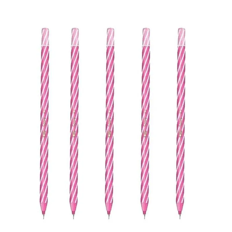 Caneta Esferográfica Spiro 0.7mm 5 Unidades Rosa - Cis