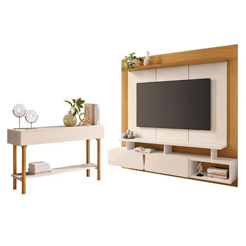 Home Suspenso Zenith Off White Cinamomo Com Aparador Fiero Off White - Hb Móveis
