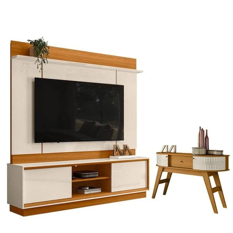 Home Theater Siena Aparador Estoril Cinamomo Off White