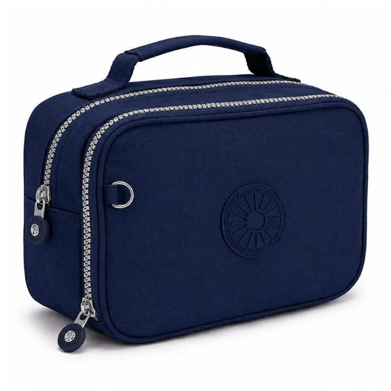 Estojo Escolar Infantil Tend Tudo Box Duplo 1133 Azul Marinho