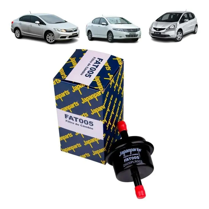 3x Filtro Câmbio Automático Externo Honda Crv, Fit E Civic