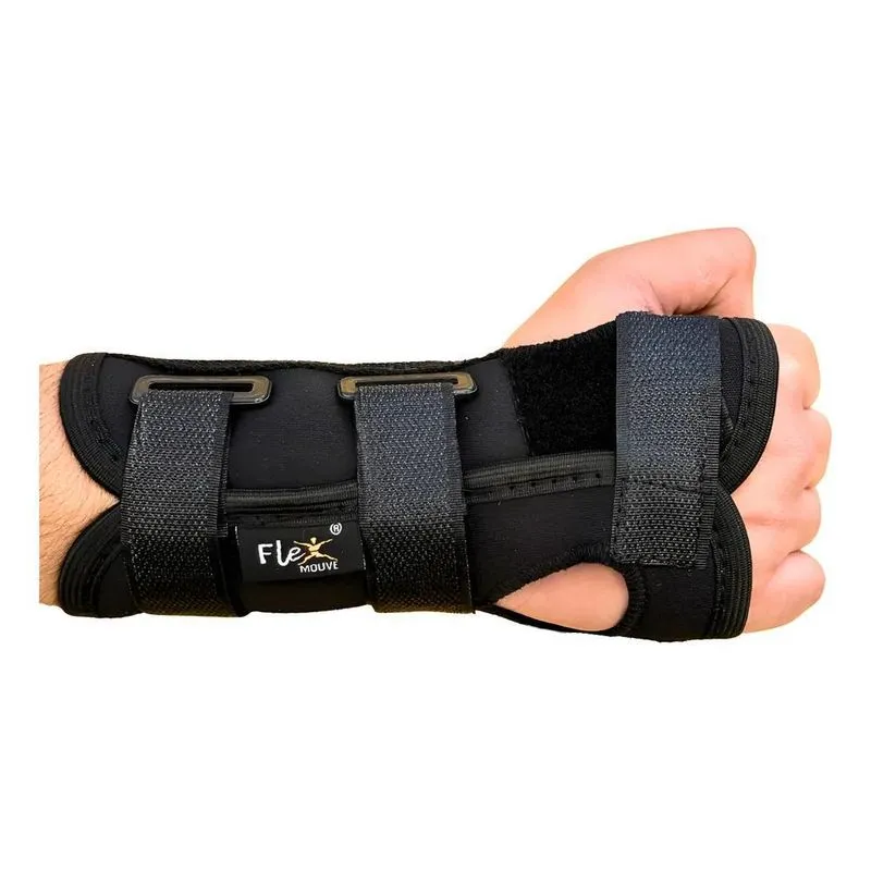 Munhequeira Tala Órtese Bilateral Para Mão Punho Tendi Preto