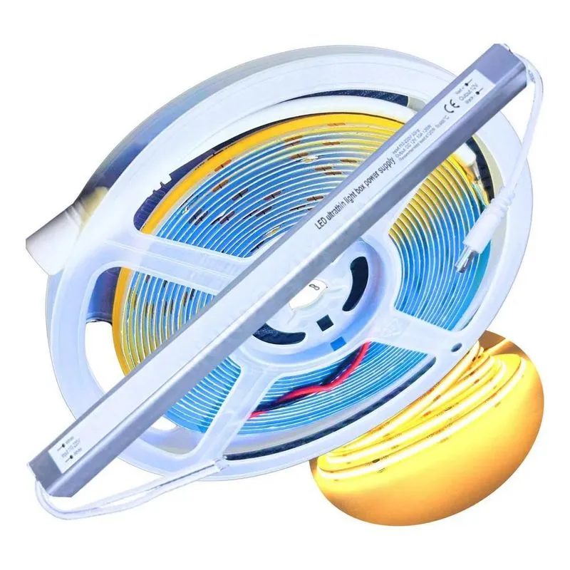 10x Mundo Mix Led 01 Rolo Mundo Mix Led 5mt Fita Cob Quente