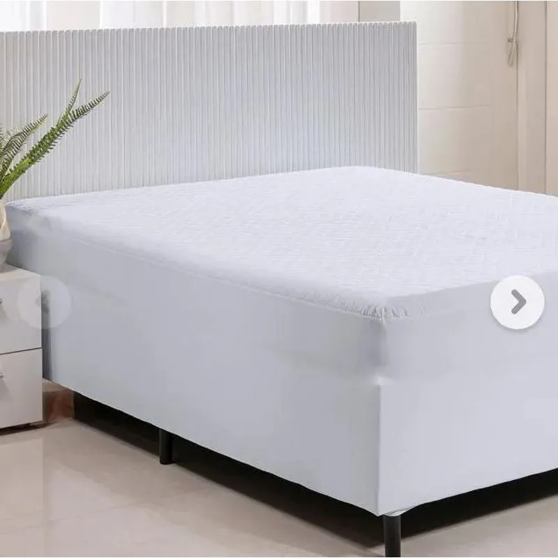 Protetor Capa De Colchão Impermeável Box Conjugado Branco