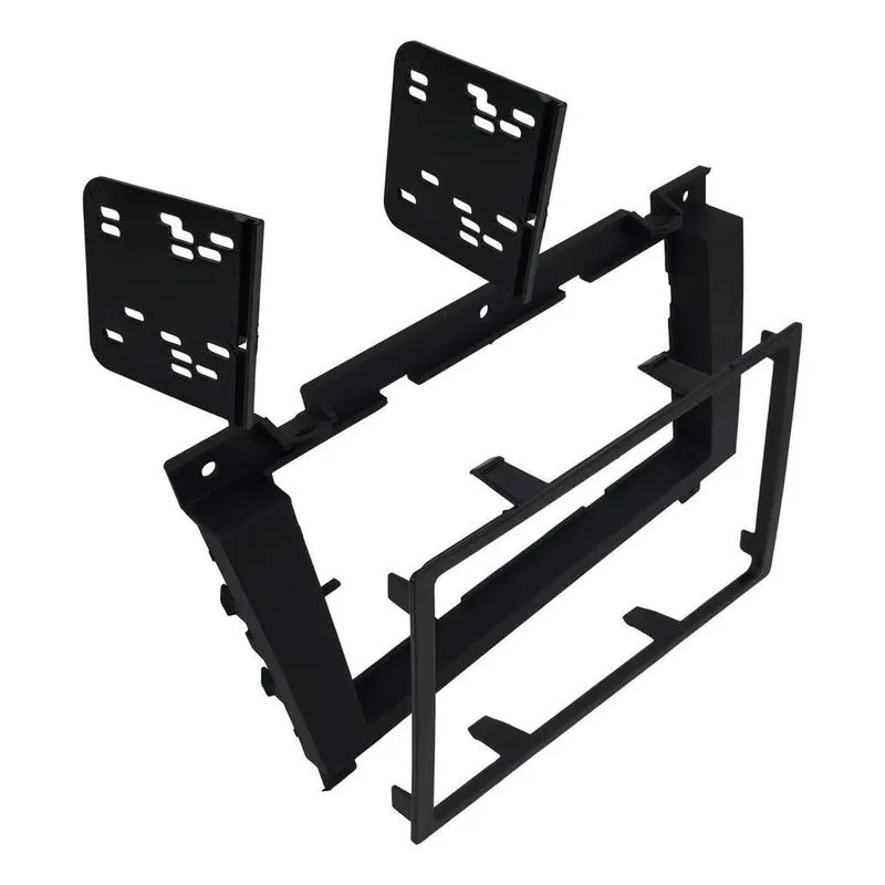 2x Moldura Painel Central 2 Din Dvd Gol Saveiro Parati G3 Pr