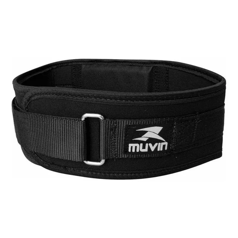 Cinturão De Musculação Muvin Ajustável - Apoio Lombar