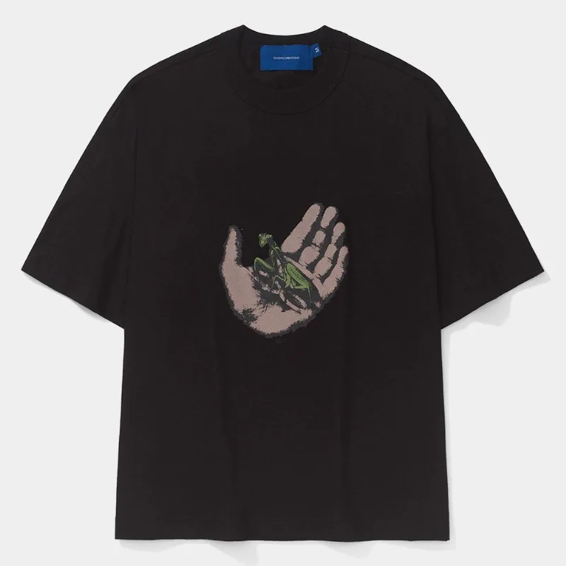Camiseta Quadro Creations Mantis - Unissex - Preto