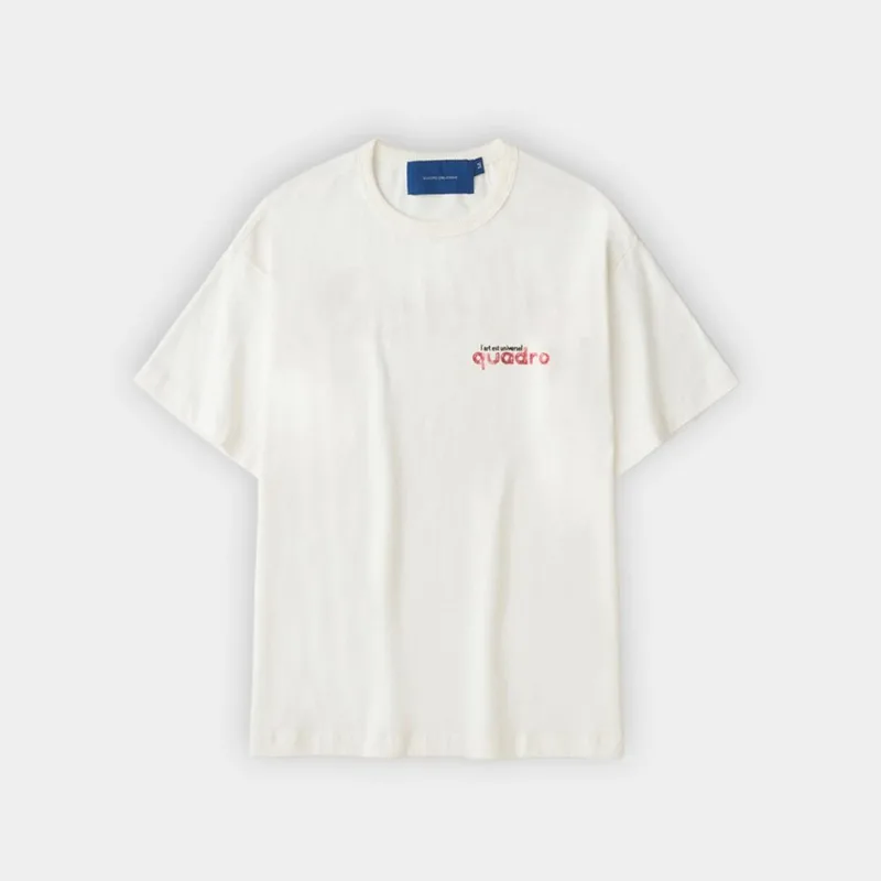 Camiseta Quadro Creations Ruptura Standard Masculina - Masculino - Off White