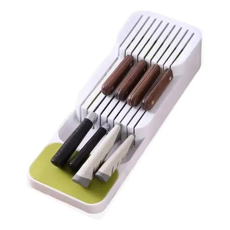 2x Organizador Porta Facas Para Gaveta Sebo Faqueiro