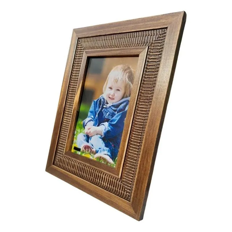 3x Porta Retrato 20x25 Moldura Super Luxo Com Vidro