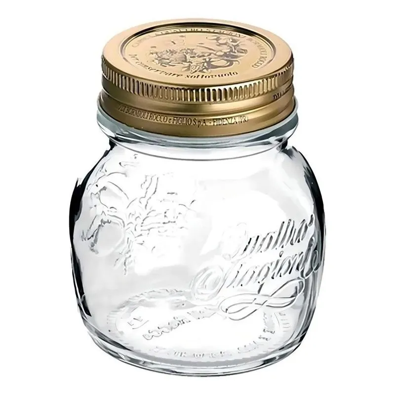 10x Pote De Vidro Quattro Stagioni Pote Herm. 150ml Cor Tra