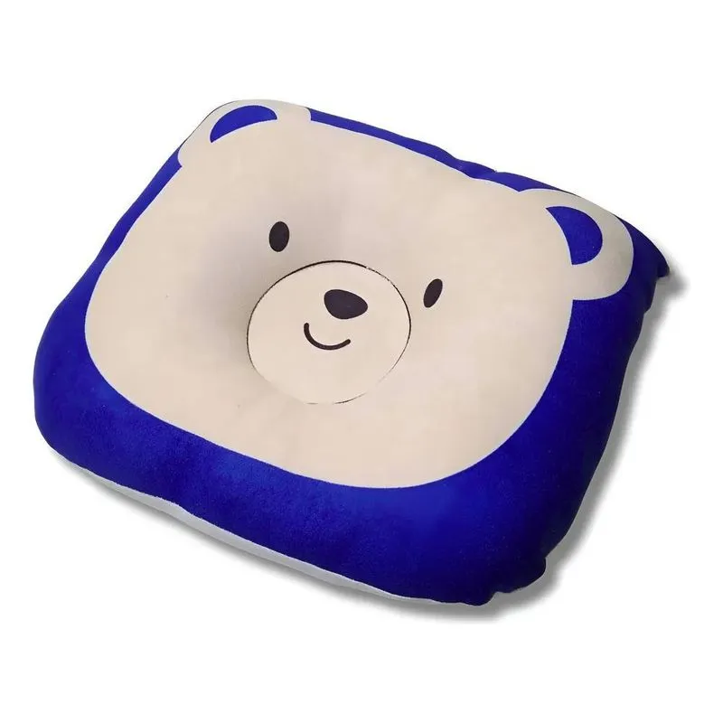 Travesseiro Ergonômico Almofada Bebê Modelador Anatôm Azul