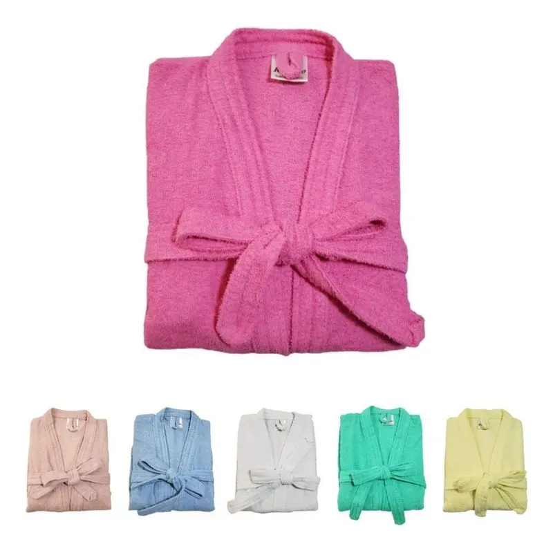 Roupão Banho Gg Atoalhado Algodão Adulto Feminino Masculino Pin