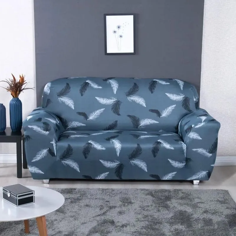 Capa De Sofá Elastex Premium Várias Estampas 2 E Modern Leaf