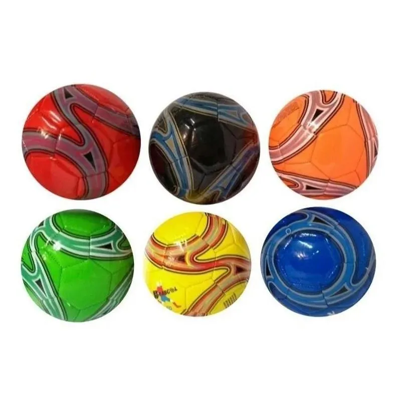 3x 1 Bola Futebol Pequena N. 2couro Sintético Pequena N.2 Co