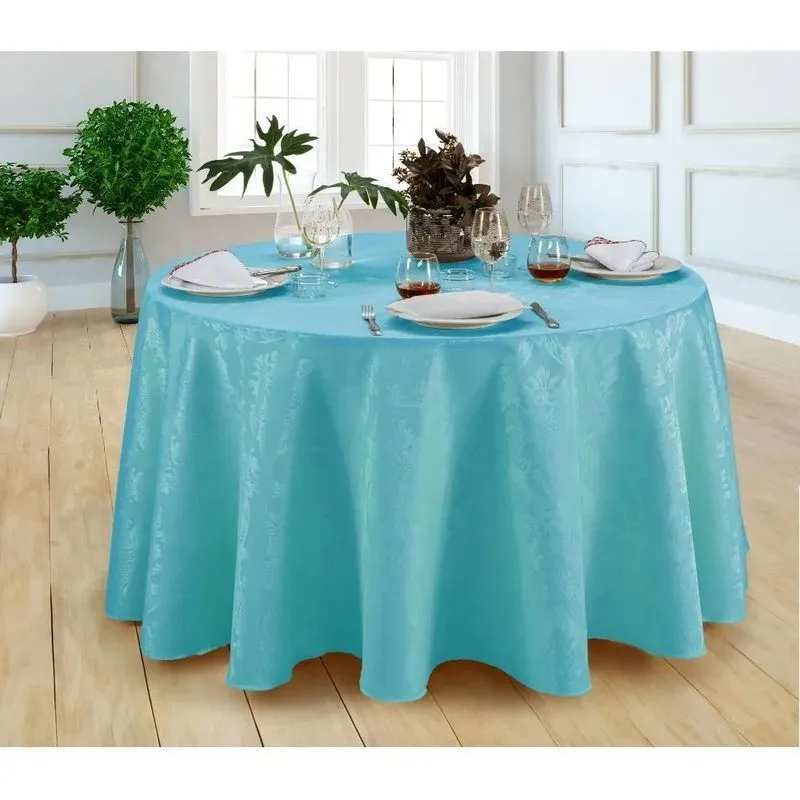 Toalha De Mesa Jacquard Redonda Gigante Buffet 2, Tifany