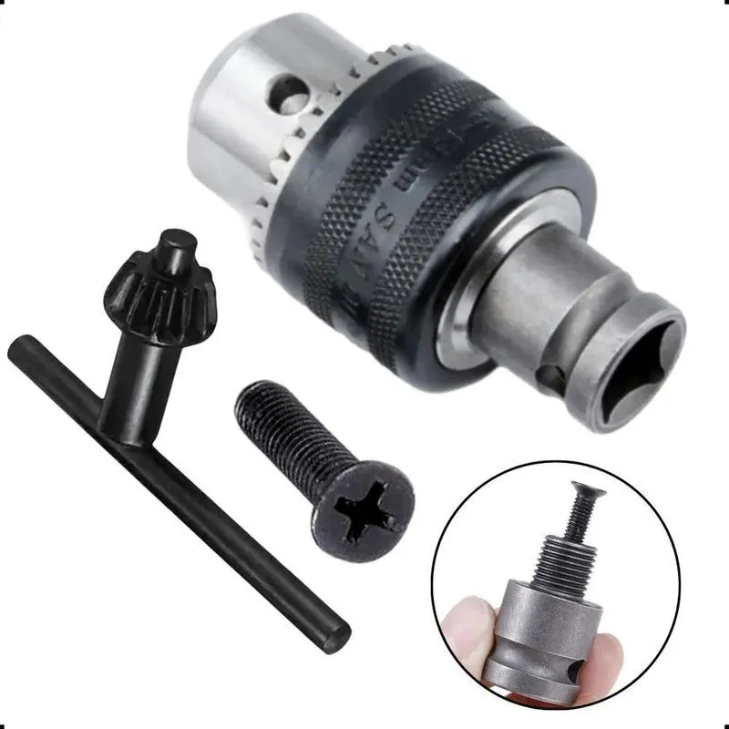 Mandril Furadeira Adaptador Para Chave De Impacto 1/2 Pol