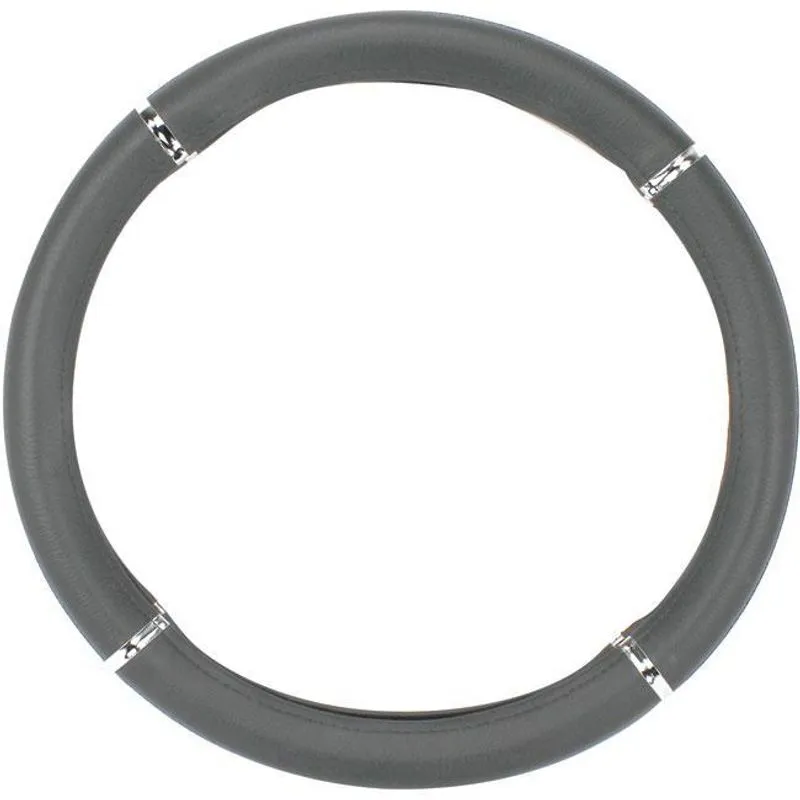 Capa Para Volante Citron Jumpy Cinza Cromo 38cm